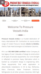 Mobile Screenshot of pressurevesselsindia.com